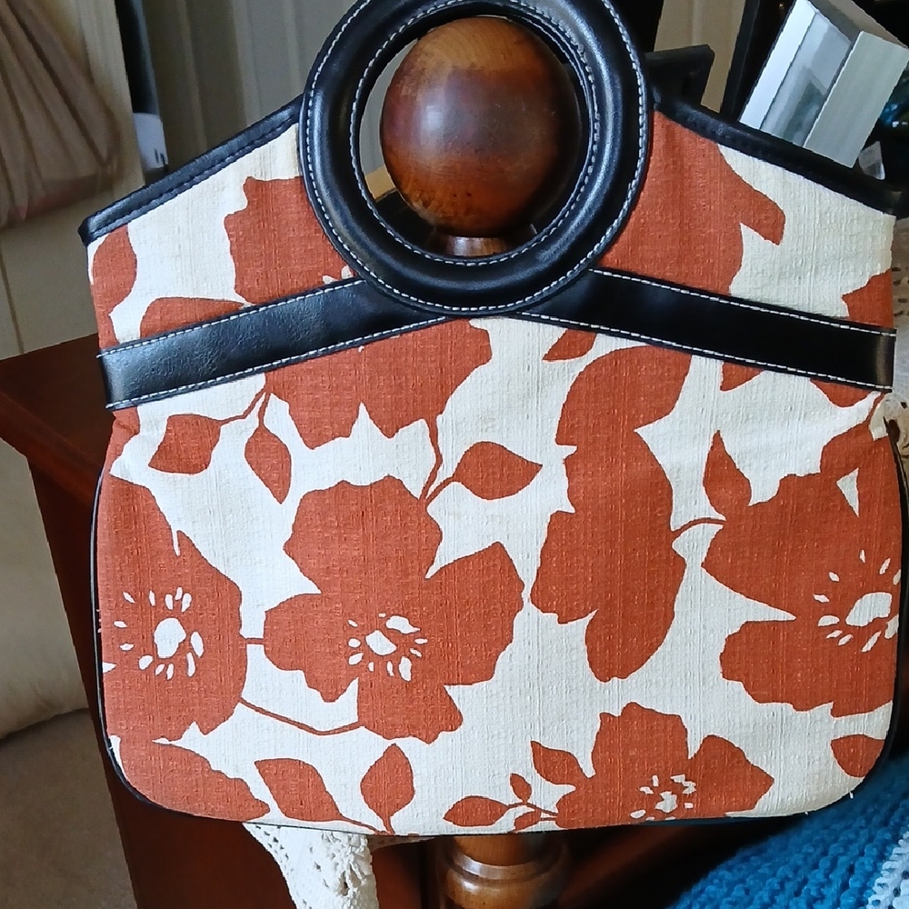 Flowered victorias Secret Bag.
